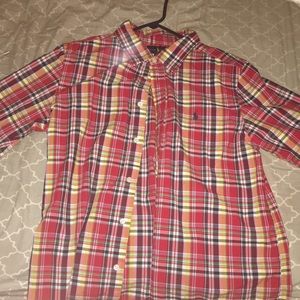 Red polo shirt,Michael kors t shirt, diesel jacket